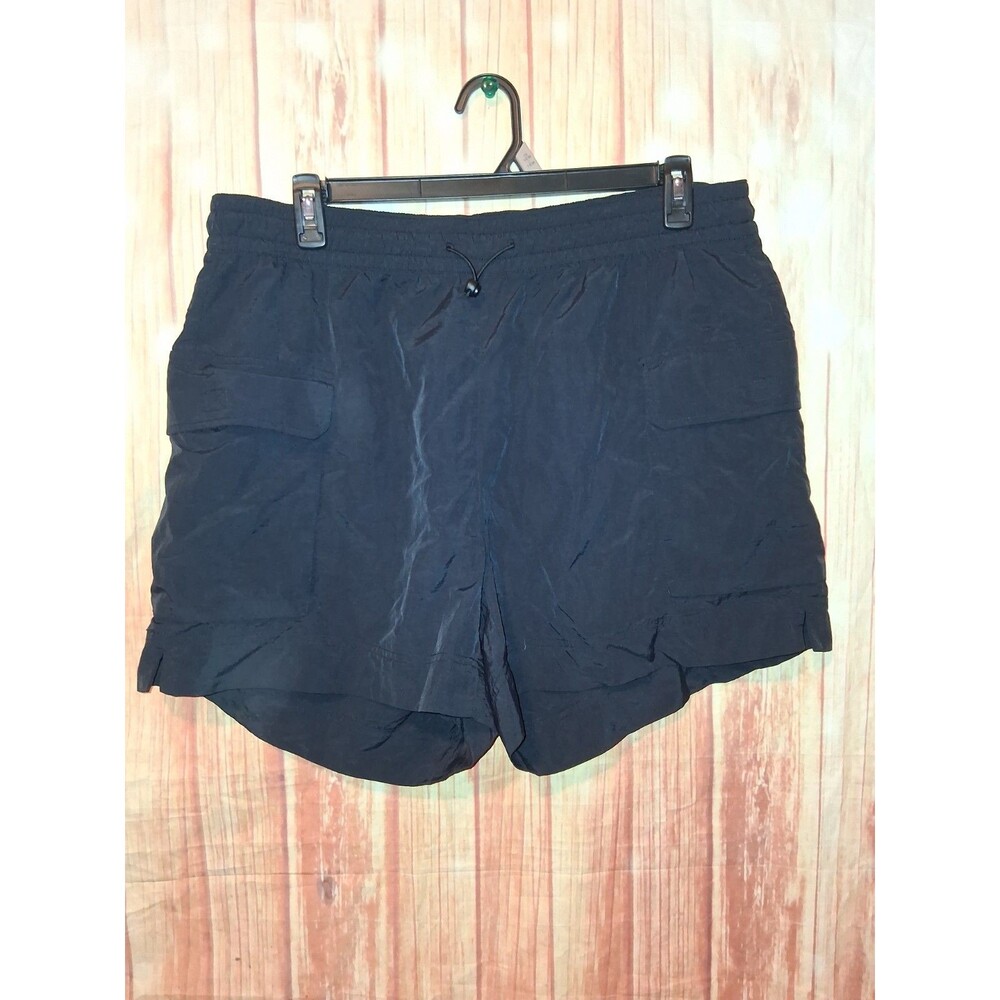 Old Navy Black Pull-on Quick Dry Cargo Shorts Sz XL